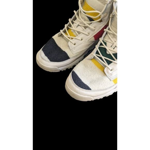 Nike x Pendleton Sneakers US Size 10.5 SFB Leather 'Off White' 875040-101 - Picture 2 of 10